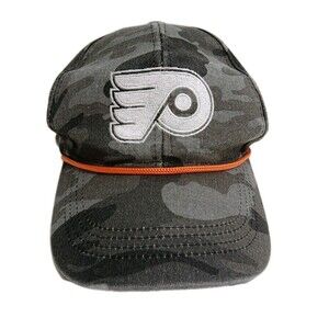 Philadelphia Flyers Camo Hat Cap Toyota Military Appreciation Gray Orange
